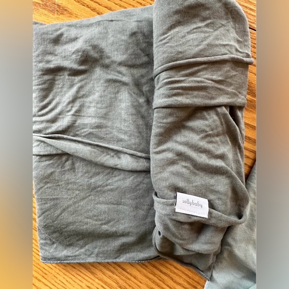 solly baby Olive Green Baby Swaddle Blanket